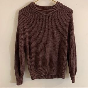 Aritzia Wilfred Essential Chenille Sweater